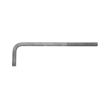1 x Haken Metalle große Länge M20X600 Mit Gewinde 150 Hohe Korrosionsbeständigkeit Stahl feuerverzinkt