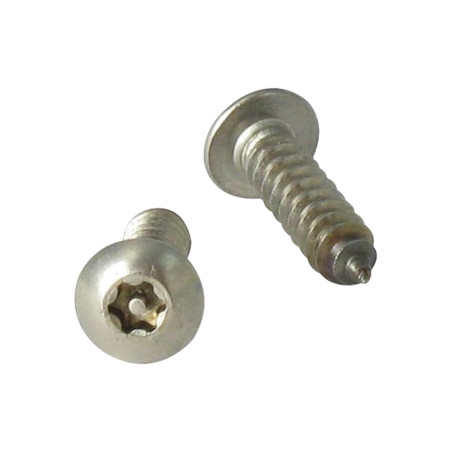 1 x Blechschraube Sichere Edelstahl A2 Zylindrischer Flachkopf T10 mit Zapfen 3,5 x 25