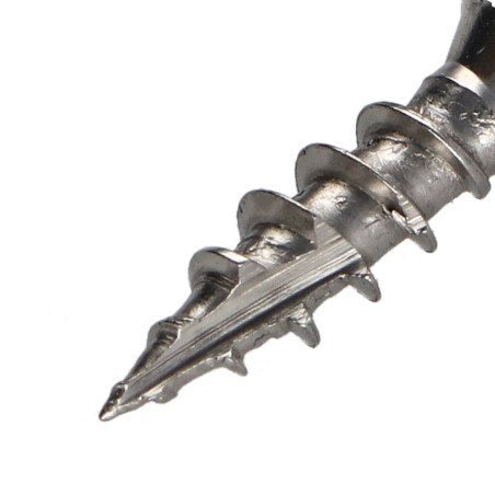 1 x Spanplattenschrauben TEKOR Edelstahl A2 Senkkopfschraube Gezahnt T20 4,5 x 20 Gesamtgewinde cut Bohrspitze mit Typ 17