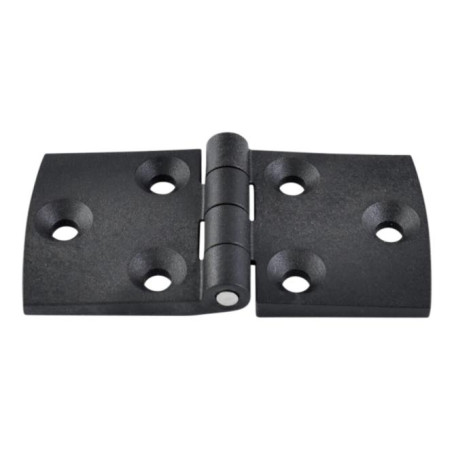 1 x Scharnier symmetrisch 100x50 schwarzes Nylon