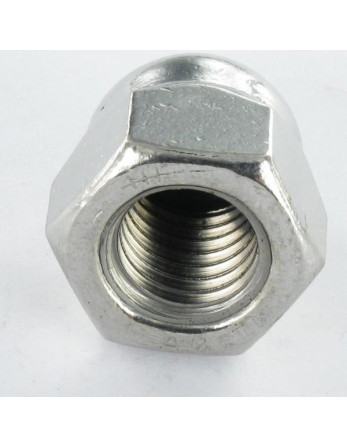 1 x Hutmutter Edelstahl A2 M12 WAX geschmiert