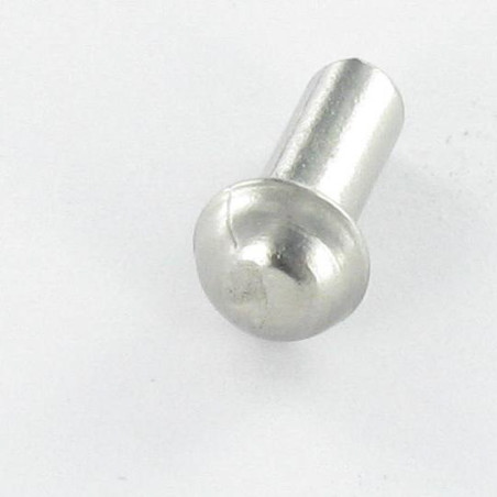 1 x Vollniet Edelstahl Rundkopf 4x10