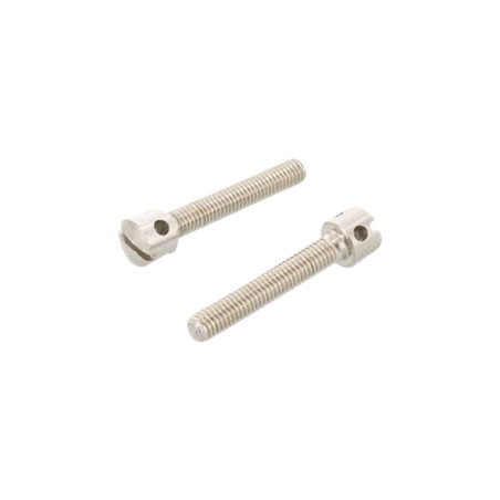 1 x Metallschrauben Zylindrischer Flachkopf Gebohrt In Kreuz 4 Löcher Edelstahl A1 3x8 Mikroschrauben