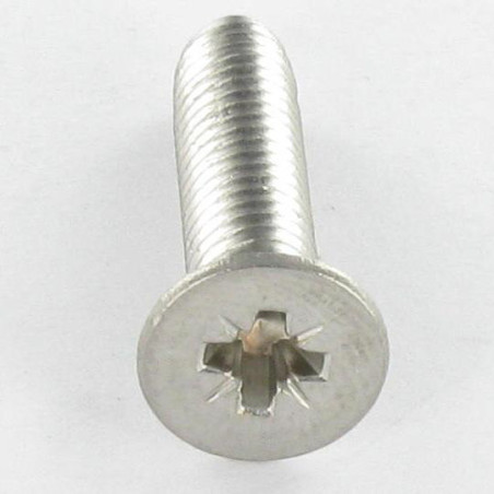 1 x Gewindefurchende Schraube Edelstahl A2 Senkkopfschraube Pozi PZ4 M6x16