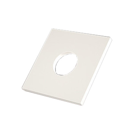 1 x Scheiben/Unterlegscheibe Viereckig natürlich nylon M22X70X6