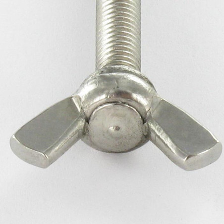 1 x Schraube Flügel M6x12 Amerikanische Form Edelstahl A2
