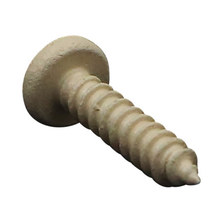 1 x Blechschraube Edelstahl A2 breitem gewölbtem kopf Pozi 3,5 x 16 BEIGE RAL1015 hellelfenbein