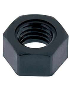 Muttern schwarzes Nylon Sechskant M8