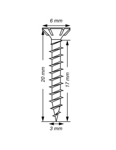 Spax T-STAR MEHR Senkkopfschraube T10 Edelstahl A2 3x20... 2