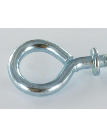 1 x Ringschraube Metalle mit flansch 4x40 Verzinkt