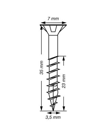 1 x Spax T-STAR MEHR Senkkopfschraube T15...