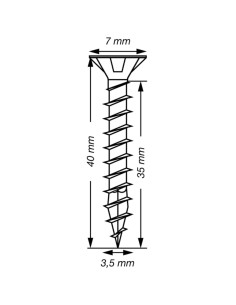 Spax T-STAR MEHR Senkkopfschraube T15 Edelstahl A2 3,5 x... 2