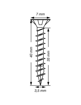 1 x Spax T-STAR MEHR Senkkopfschraube T15...