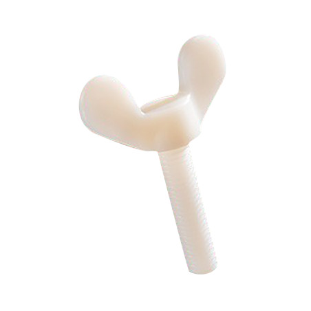 1 x Schraube Flügel M6X30 natürlich nylon