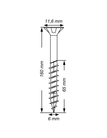 1 x Spax T-STAR MEHR Senkkopfschraube T30...