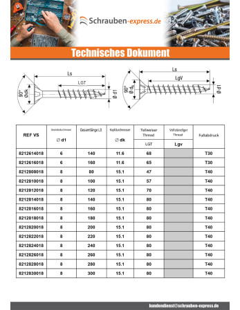 1 x Spax T-STAR MEHR Senkkopfschraube T30...