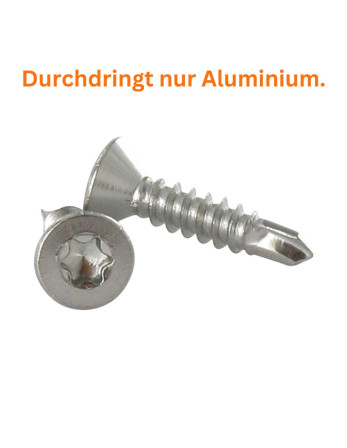 1 x Selbstbohrende Schrauben Edelstahl A2...