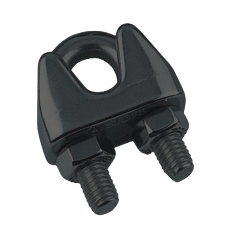 1 x Kabelbinder mit Klemmbügel Edelstahl A4 Schwarz Für Kabel Von Durchmesser 2