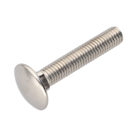 1 x Metallschrauben Schlossschraube Edelstahl A4 M8X40 Gesamtgewinde
