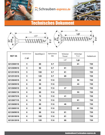 1 x Spax T-STAR MEHR Senkkopfschraube T40...