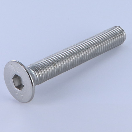 1 x Metallschrauben Innensechskant mit flachem Kopf Schraubenschlüssel 8 M12x70 Gesamtgewinde Edelstahl A4