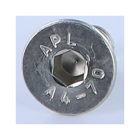 1 x Metallschrauben Innensechskant mit flachem Kopf Schraubenschlüssel 8 M12x20 Gesamtgewinde Edelstahl A4