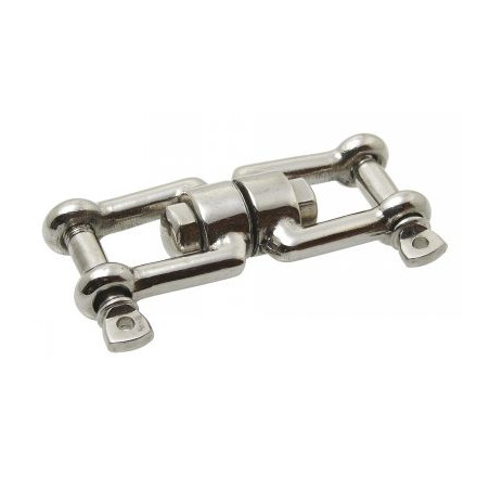 1 x Wirbelschäkel Edelstahl A4 Durchmesser 8