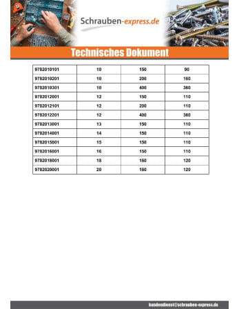 1 x Betonbohrer 8x120