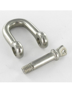 Schäkel Gerade für Ringschraube für Auge Edelstahl A4... 2