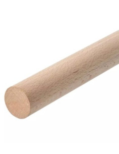 Glatter Holzdübel Durchmesser 16 Länge 1 Meter