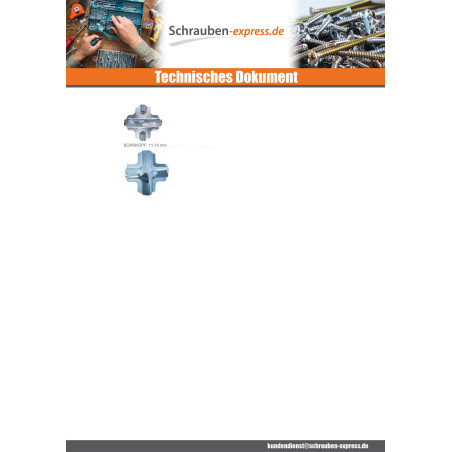1 x Bohrer für SCHLAGZEUG Sicherheitsdatenblatt MEHR 5,5/100/165