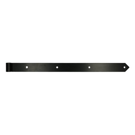 1 x Spitze Ladenband für Drehflügel 16x800 Stahl schwarz verzinkt
