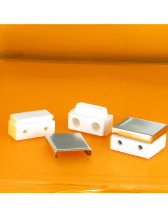 1 x HARDWARE GLASMONTAGE Für Tor MÖBEL
