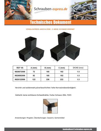 1 x Flachverbinder ÄUSSERN 3 Wegbeschreibung...