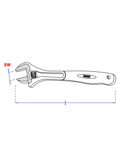 Rollgabelschlüssel 250 mm 2