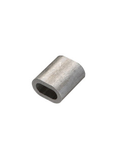 Crimphülse Aluminium für Kabel Textilkern Durchmesser 6...