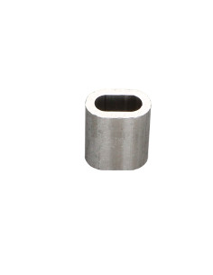 Crimphülse Aluminium für Kabel Textilkern Durchmesser 6... 2