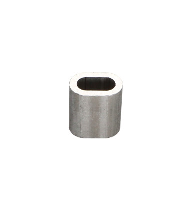 1 x Crimphülse Aluminium für Kabel Textilkern...