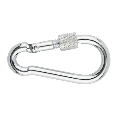 1 x Karabiner Durchmesser Kabel 6 Verzinkt