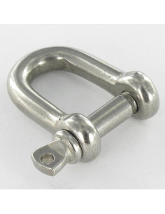 Schäkel Gerade für Ringschraube für Auge Edelstahl A4...