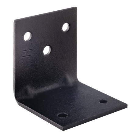 1 x Halterungen SIMPSON Strong Tie 40x40x40 Dicke 2 RAL9005 tiefschwarz