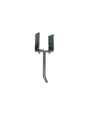 1 x Base del poste verstellbar 60x135 Hohe...