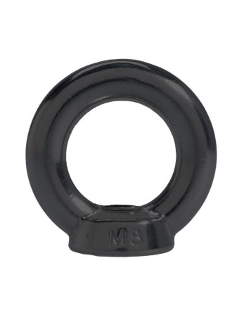 1 x Muttern für Ringmutter M6 Edelstahl A4 Schwarz