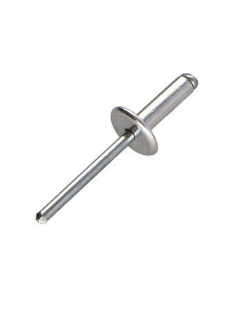 1 x Blindniete Aluminio Vástago acero 5x12 Kopf...