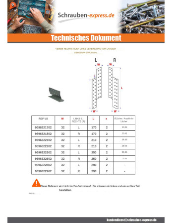 1 x Schraube Von Balken Gerade Sendzimir 32x170