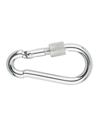 1 x Karabiner Durchmesser Kabel 15 Verzinkt