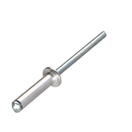 1 x Blindniete Aluminio Vástago acero 6x10 Flachkopf