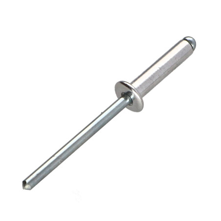1 x Blindniete Aluminio Vástago acero 6x10 Flachkopf