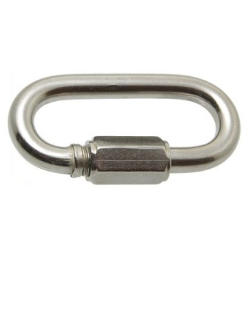 1 x Schnellkettenglied Edelstahl A4 4