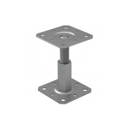1 x Base del poste Einstellung Mit BEFESTIGUNGEN 130x130